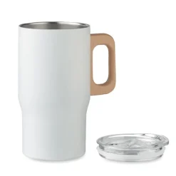 Kubek z podwójną ścianką 350 ml / Bialy MO2499-06