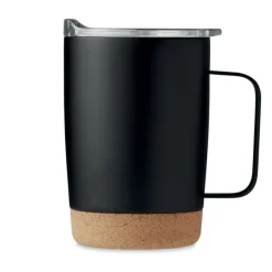 Kubek z podwójną ścianką 300ml / Czarny MO6533-03