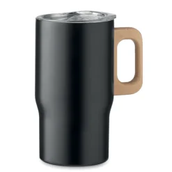 Kubek z podwójną ścianką 350 ml / Czarny MO2499-03