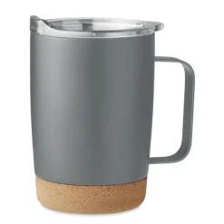 Kubek z podwójną ścianką 300ml / Szary MO6533-07