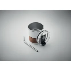 Kubek z pojedynczą ścianką 260 ml / Bialy MO2423-06