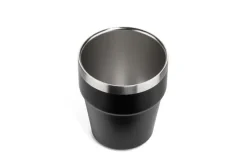 Kubek z recyklingowanej stali nierdzewnej MAKEL 300 ml / Czarny 16404-02