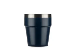 Kubek z recyklingowanej stali nierdzewnej MAKEL 300 ml / Granatowy 16404-06
