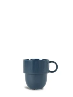 Kubek z uchem INKA, niebieski / Niebieski 5018567-