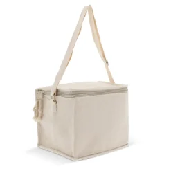 Kwadratowa torba chłodząca 100% bawełna 22x18x18cm / Ecru LT95264-N0054