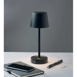 Lampa stołowa ładowana USB / Czarny MO2339-03