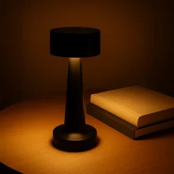 Lampa stołowa Lumo z 3 trybami świecenia i możliwością ściemniania / Czarny LT93354-N0002