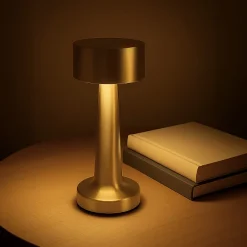 Lampa stołowa Lumo z 3 trybami świecenia i możliwością ściemniania / Beżowy LT93354-N0055