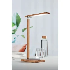 Lampka biurkowa/ładowarka 10W / Drewna MO6346-40