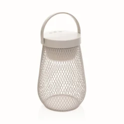 Lampka na biurko Aurora, plastik z recyklingu / Szary P513.7502