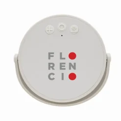 Lampka na biurko Aurora, plastik z recyklingu / Szary P513.7502