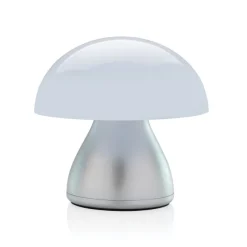 Lampka na biurko Luming, plastik z recyklingu / Szary P513.742