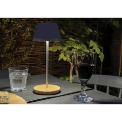 Lampka na biurko Pure Glowe, plastik z recyklingu / Biały P513.283