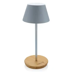 Lampka na biurko Pure Glowe, plastik z recyklingu / Biały P513.283