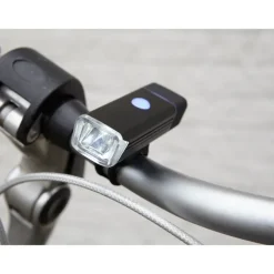 Lampka rowerowa COB / Czarny V9734-03