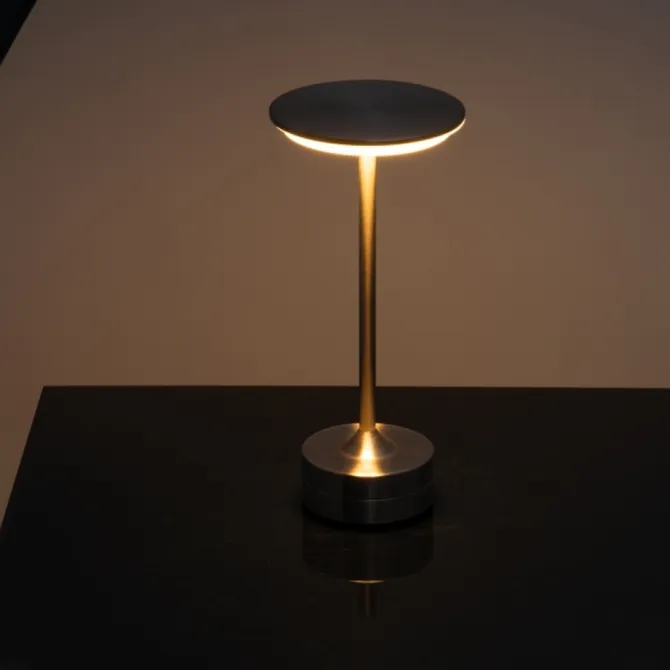 Lampka stołowa SYLWAN / Szary 9518107