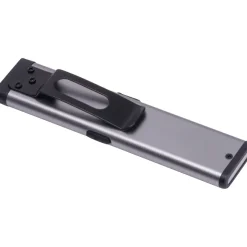 Latarka aluminiowa z recyklingu MICHAEL / Szary 9549307