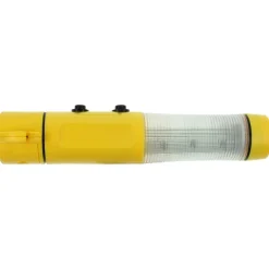 Latarka bezpieczeństwa 1 LED, przecinak do pasów, młotek bezpieczeństwa | Auden / żółty V7735-08