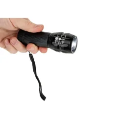 Latarka 1 CREE LED Air Gifts, lampka rowerowa | Cynthia / Czarny V8747-03
