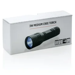 Latarka CREE 3W / Czarny P513.561