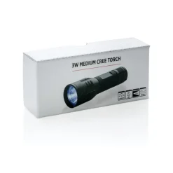 Latarka CREE 3W / Czarny P513.561