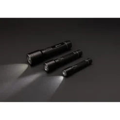 Latarka Gear X, ładowana przez USB, aluminium z recyklingu / Czarny P513.921