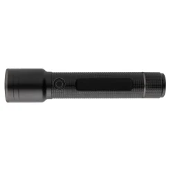 Latarka Gear X, ładowana przez USB, aluminium z recyklingu / Czarny P513.921