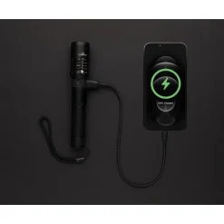 Latarka Gear X, ładowana przez USB / Czarny P513.851