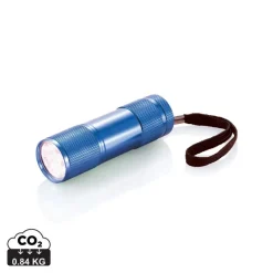 Latarka 9 LED Quattro / Niebieski P513.275