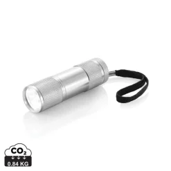 Latarka 9 LED Quattro / Srebrny P513.270