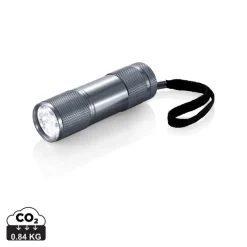 Latarka 9 LED Quattro / Szary P513.272