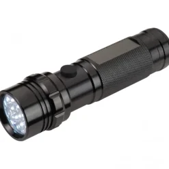Latarka metalowa 14 LED ERASMO / Czarny 8842203