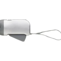 Latarka na dynamo 2 LED / Srebrny V5504-32