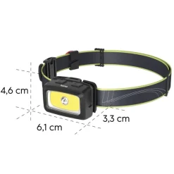 Latarka na głowę Hama HL350 / Czarny VH001-03