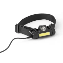 Latarka na głowę LED / Czarny V7265-03