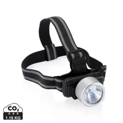 Latarka na głowę 3 LED Everest / Srebrny P518.020