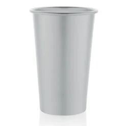 Lekki kubek podróżny 450 ml Alo, aluminium z recyklingu / Niebieski P437.200