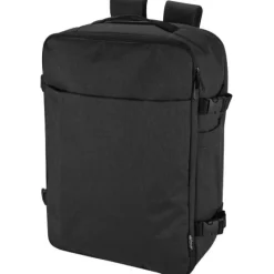 Libra plecak na laptopa o przekątnej 17 cali o pojemności 25 l wykonany z materiałów z recyclingu z certyfikatem GRS / Melanż węglowy 13011184