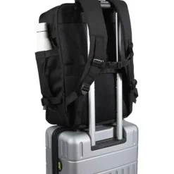 Libra plecak na laptopa o przekątnej 17 cali o pojemności 25 l wykonany z materiałów z recyclingu z certyfikatem GRS / Melanż węglowy 13011184