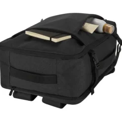 Libra plecak na laptopa o przekątnej 17 cali o pojemności 25 l wykonany z materiałów z recyclingu z certyfikatem GRS / Melanż węglowy 13011184