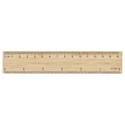 Linijka bambusowa 15 cm / Naturalny LT91923-N0094