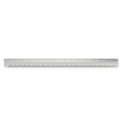 Linijka 30cm z aluminium / Srebrny mat MO6698-16