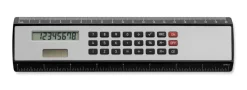 Linijka, kalkulator / Czarny V3030-03