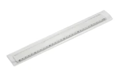 Linijka metalowa 30 cm FERRA / Srebrny 17927-00