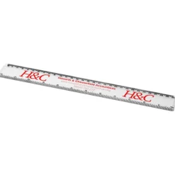 Linijka Renzo o długości 30 cm wykonana z tworzywa sztucznego / Fioletowy 21053511
