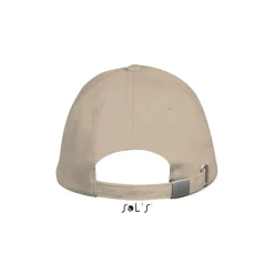 LONG BEACH Czapka 5 pan. / Beige S00594-BE-M