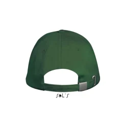 LONG BEACH Czapka 5 pan. / Ciemno-Zielony S00594-BO-M