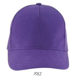 LONG BEACH Czapka 5 pan. / Dark Purple S00594-DA-M