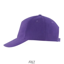 LONG BEACH Czapka 5 pan. / Dark Purple S00594-DA-M