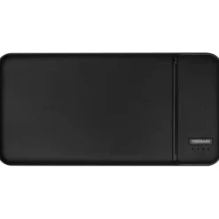 Loop powerbank o pojemności 10 000 mAh z tworzyw sztucznych pochodzących z recyklingu / Czarny 12432190